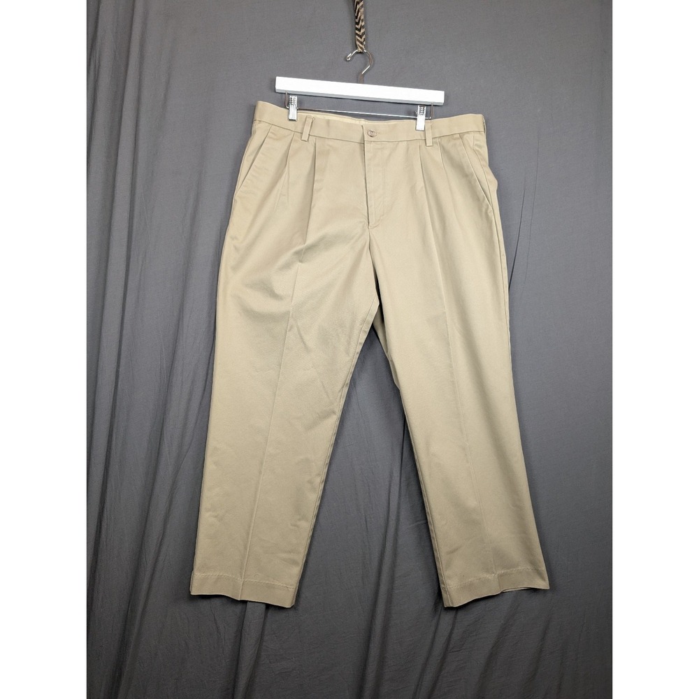 Dockers Signature Khaki Straight-Fit‎ Flat Front Men's 38 x 29
